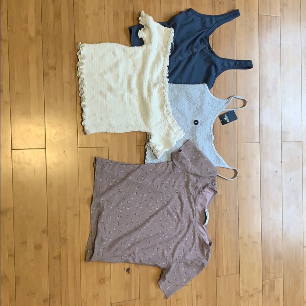 Mix of summer shirts